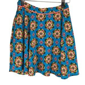 Flying Tomato Skirt Size Small Floral Print‎ A-line Mini  Blue & Pink